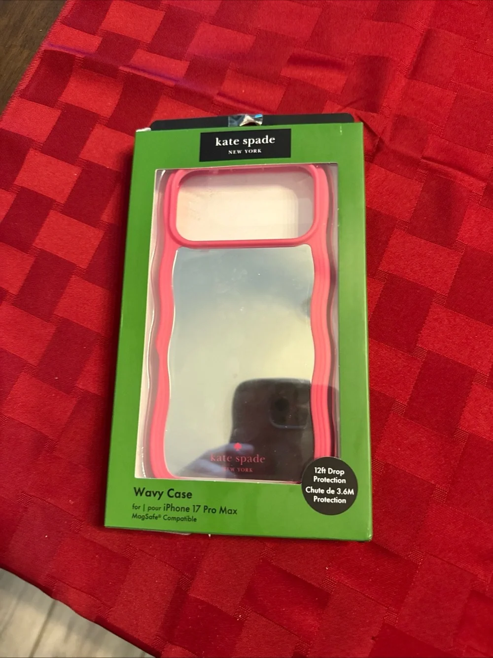 kate spade Wavy Case for iPhone 17 Pro Max - Pink